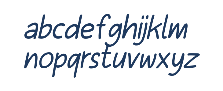 Sans Andreas Italic Lowercase