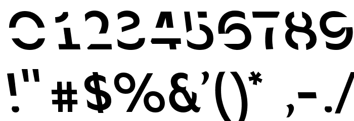 Sans Forgetica Regular Font OTHER CHARS