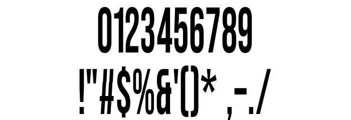 Sans Fransisco Semi Bold Font OTHER CHARS