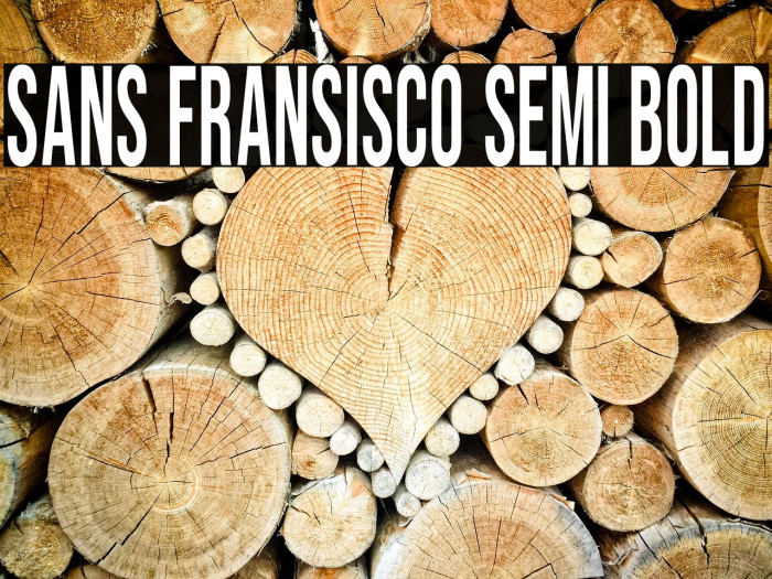 Sans Fransisco Semi Bold Example 3