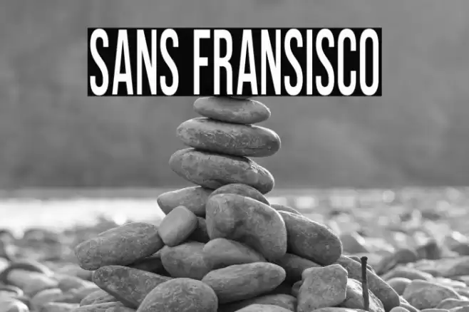 Sans Fransisco Font examples