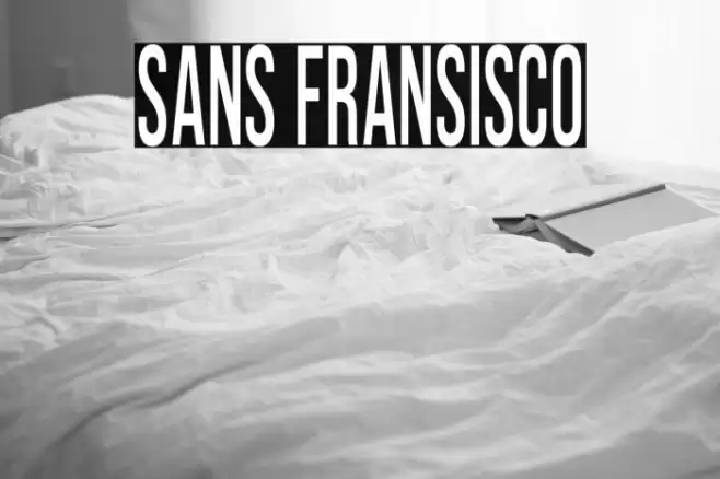 Sans Fransisco Font examples