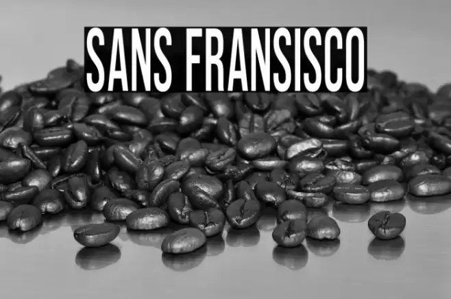 Sans Fransisco Font examples