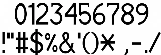 Sans I Am Font OTHER CHARS