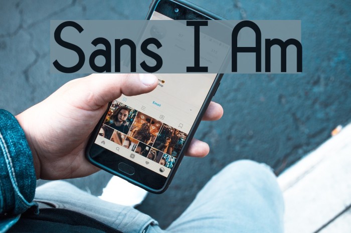Sans I Am Font examples