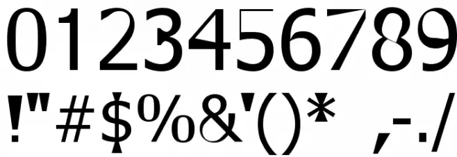 Sans Ngesti Regular Font OTHER CHARS