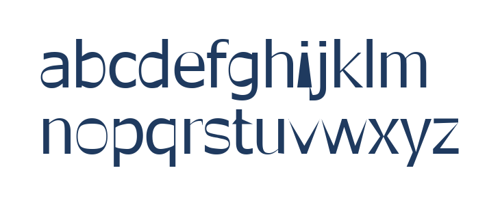 Sans Ngesti Regular Lowercase