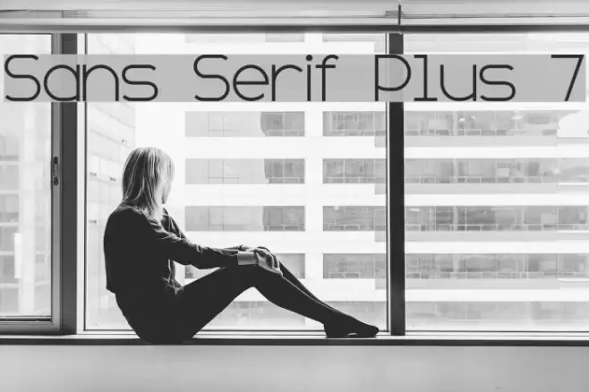 Sans Serif Plus 7 Font examples