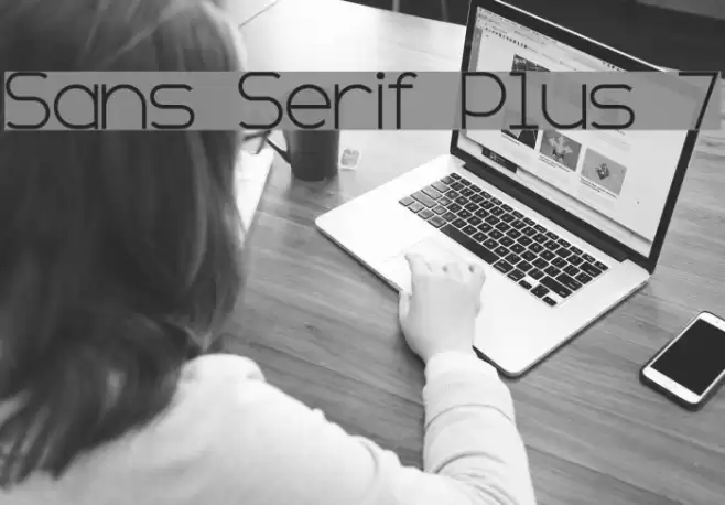 Sans Serif Plus 7 Font examples