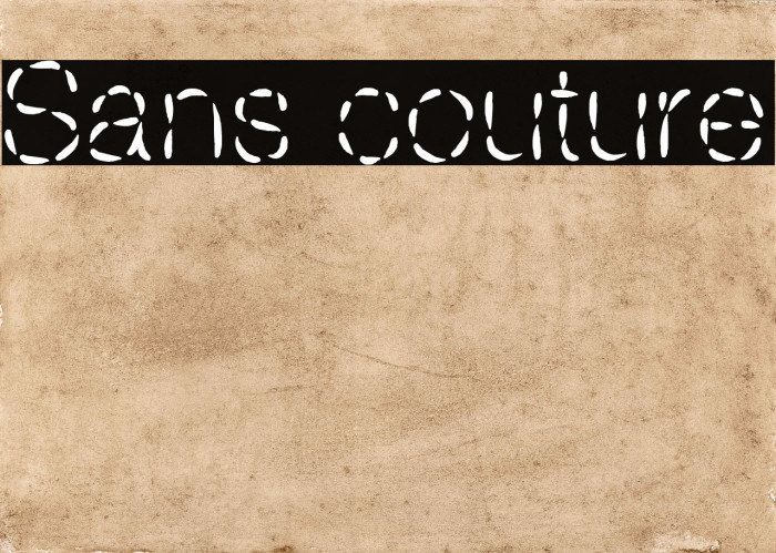 Sans couture Polices examples