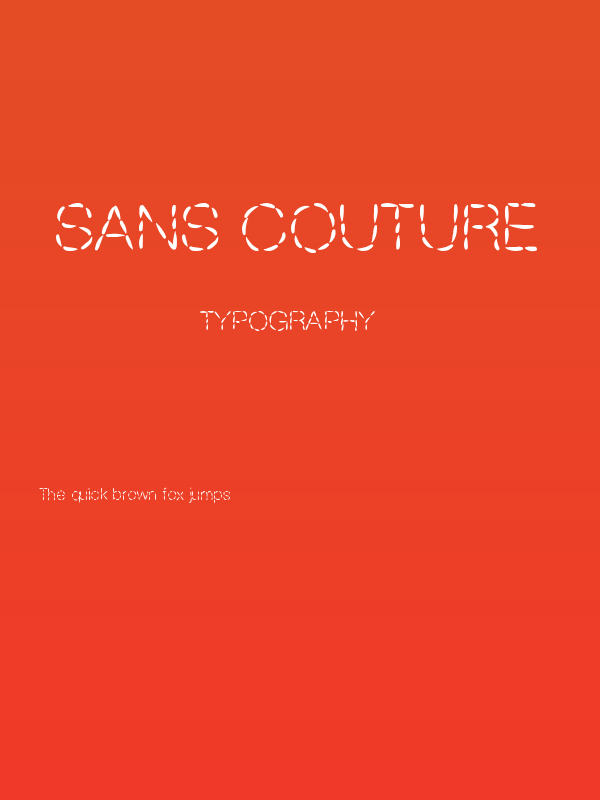 Sans couture Poster