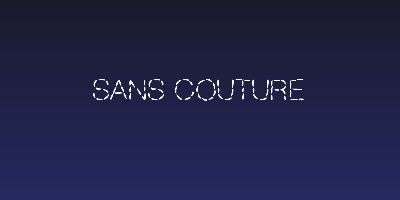 Sans couture Social Header