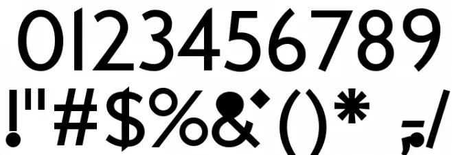 SansBetween Font OTHER CHARS