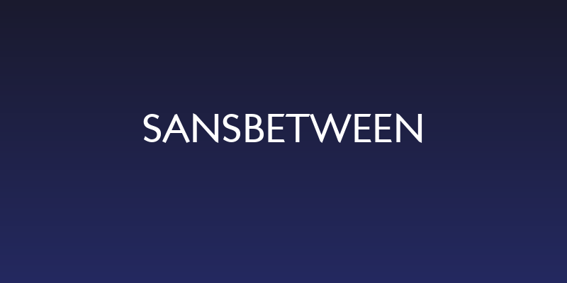 SansBetween Social Header