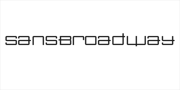 SansBroadway Logo
