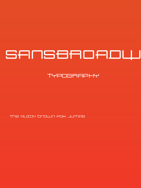 SansBroadway Poster