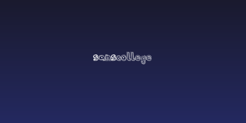 SansCollege Social Header