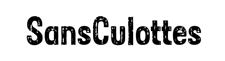 SansCulottes Font
