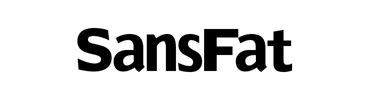 SansFat Font