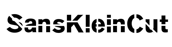 SansKleinCut  Free Fonts Download