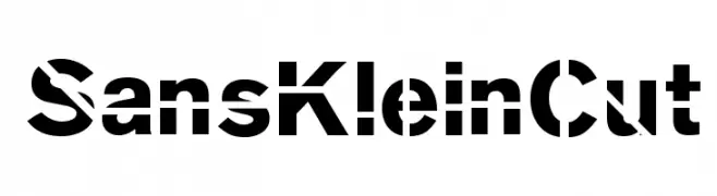 SansKleinCut  Frei Schriftart Herunterladen