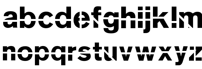 SansKleinCut フォント 小文字