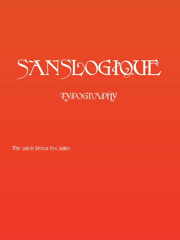 SansLogique Poster