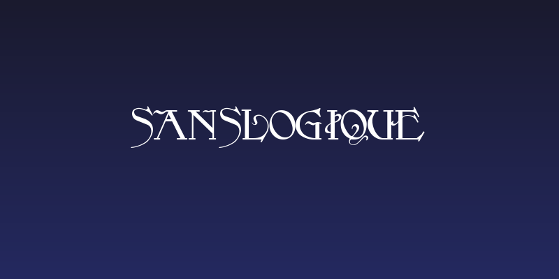 SansLogique Social Header