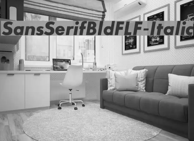 SansSerifBldFLF-Italic Font examples