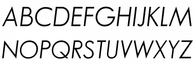 SansSerifBookFLF-Italic 字体 大写