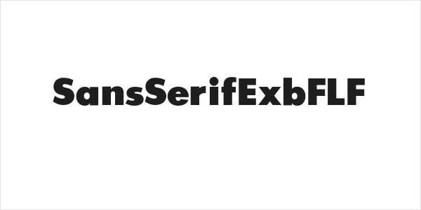 SansSerifExbFLF Logo