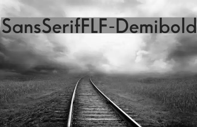 SansSerifFLF-Demibold Font examples