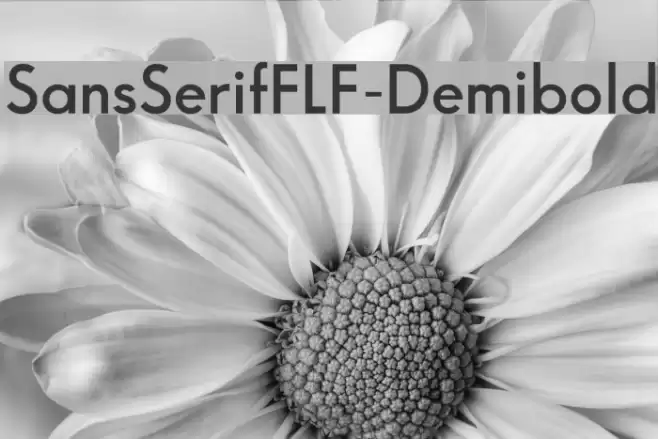 SansSerifFLF-Demibold Font examples