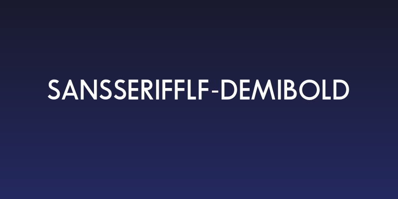 SansSerifFLF-Demibold Social Header