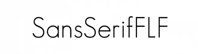 SansSerifFLF  Descarca Fonturi Gratis
