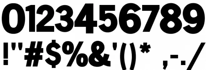 SansSerifVarying-Black Font OTHER CHARS