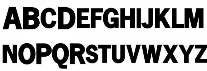 SansSerifVarying-Black Schriftart Groß