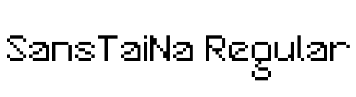 SansTaiNa Regular フォント