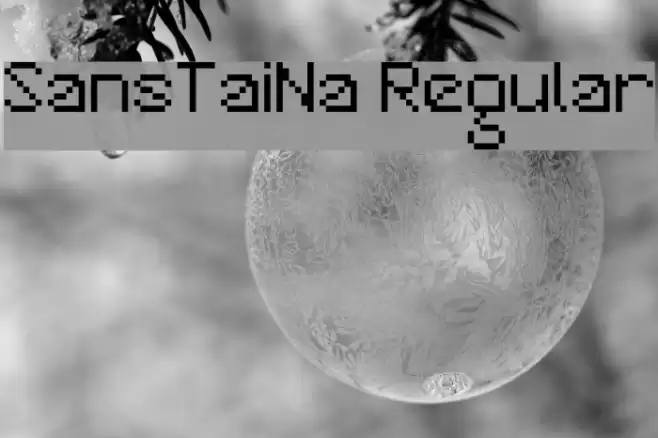 SansTaiNa Regular フォント examples