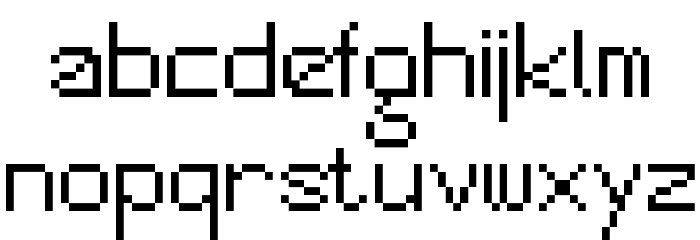 SansTaiNa Regular Font LOWERCASE