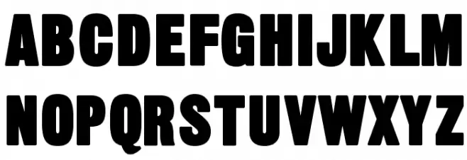 SansThirteenBlack Polices MAJUSCULES