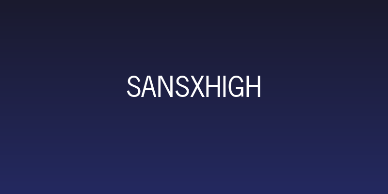 SansXHigh Social Header