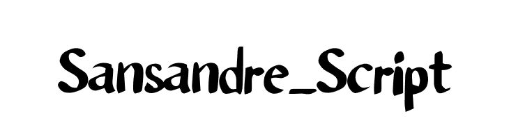 Sansandre_Script  नि: शुल्क फ़ॉन्ट्स डाउनलोड