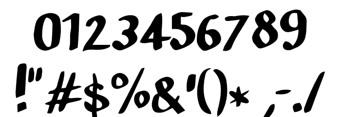 Sansandre_Script Font OTHER CHARS