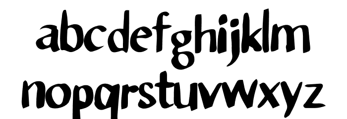 Sansandre_Script Font LOWERCASE
