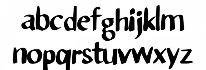 Sansandre_Script Fuentes MINÚSCULAS