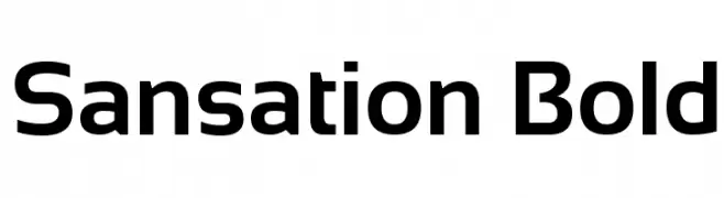 Sansation Bold 