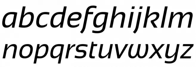 Sansation Italic Fuentes MINÚSCULAS