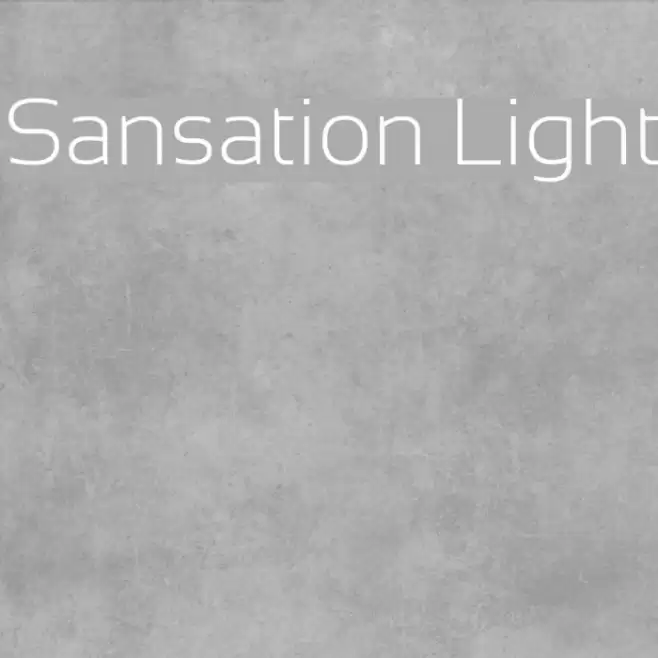 Sansation Light Caratteri examples
