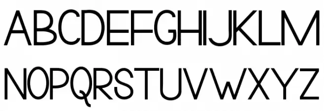 Sansbroo Schriftart Groß